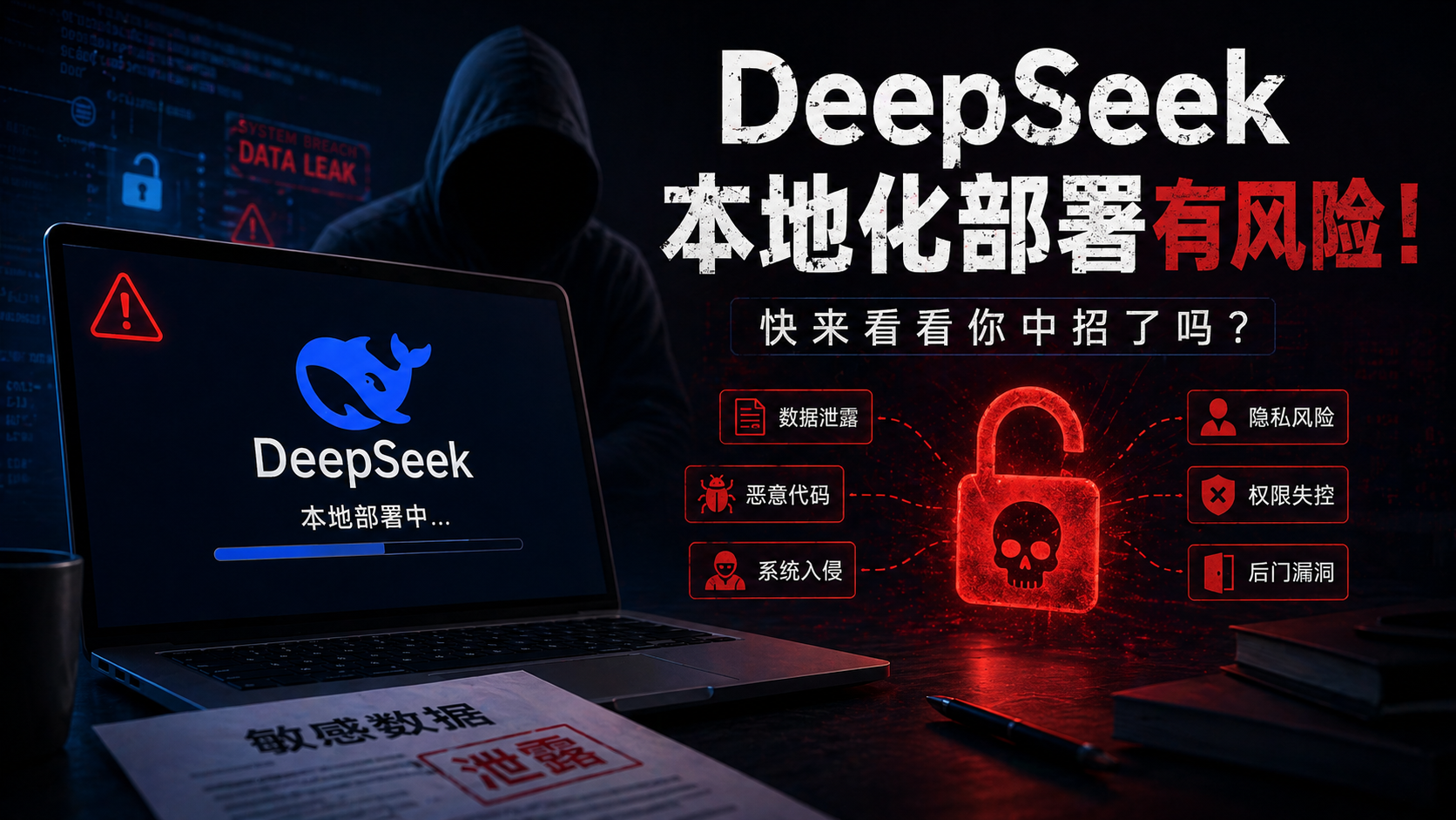 DeepSeek本地化部署有风险！快来看看你中招了吗？